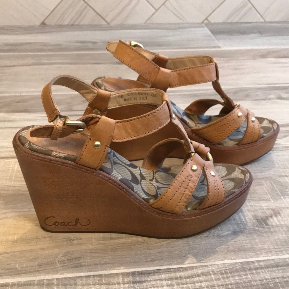 Coach wedges